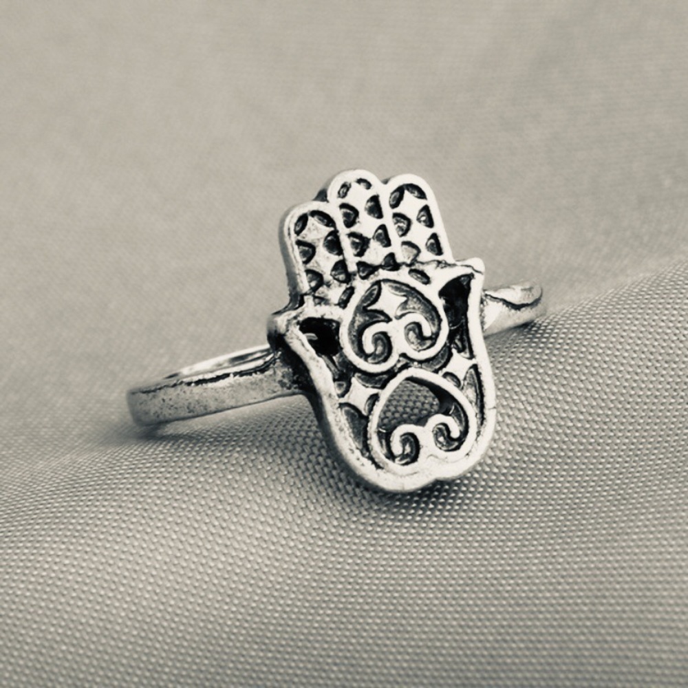 13 Piece BoHo Antiqued Silver Midi-Ring Set - Picture 10 of 12